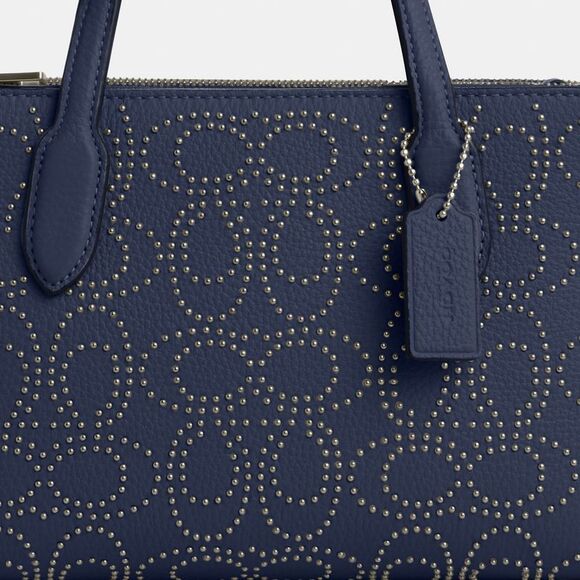 NWT Coach Outlet Nina Small Tote Bag Signature Rivets - Picture 4 of 7